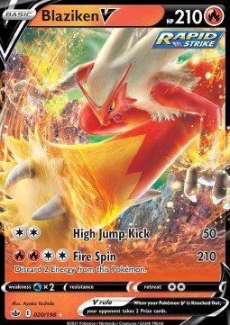 Blaziken V - Chilling Reign (Ultra Rare) [CRE-020]