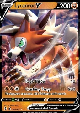 Lycanroc V - Evolving Skies (Ultra Rare) [EVS-091]