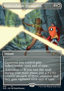 Unbreakable Formation - Secret Lair Drop Series: All-Natural, Totally Refreshing Superdrop (Rare) [SLDAN-310]