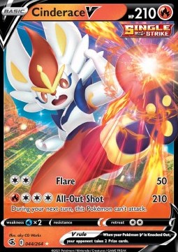 Cinderace V - Fusion Strike (Ultra Rare) [FST-044]