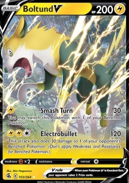 Boltund V - Fusion Strike (Ultra Rare) [FST-103]