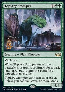 Topiary Stomper (V.1) - Streets of New Capenna: Promos (Rare) [PSNC-160]