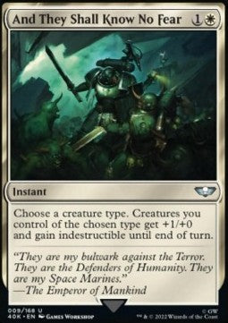 And They Shall Know No Fear - Universes Beyond: Warhammer 40,000 (Uncommon) [40K-9]