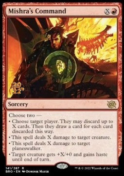 Mishra's Command (V.1) - The Brothers' War: Promos (Rare) [PBRO-141]