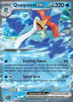Quaquaval ex - Paldea Evolved (Double Rare) [PAL-052]