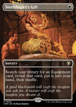 Steelshaper's Gift - Commander Masters: Extras (Rare) [XCMM-629]