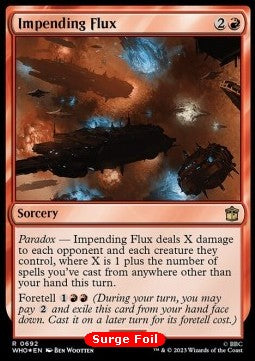 Impending Flux (V.2) - Universes Beyond: Doctor Who: Extras (Rare) [XWHO-692]