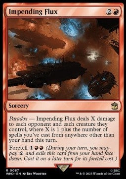 Impending Flux - Universes Beyond: Doctor Who (Rare) [WHO-87]