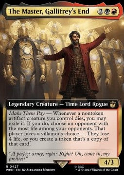 The Master, Gallifrey's End (V.1) - Universes Beyond: Doctor Who: Extras (Rare) [XWHO-427]