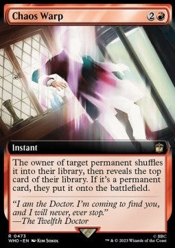 Chaos Warp (V.1) - Universes Beyond: Doctor Who: Extras (Rare) [XWHO-473]