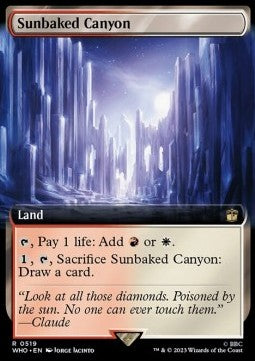 Sunbaked Canyon (V.1) - Universes Beyond: Doctor Who: Extras (Rare) [XWHO-519]