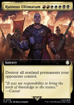 Ruinous Ultimatum (V.1) - Universes Beyond: Fallout: Extras (Rare) [XPIP-478]