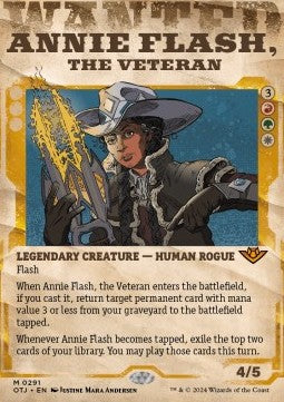 Annie Flash, the Veteran - Outlaws of Thunder Junction: Extras (Mythic) [XOTJ-291]