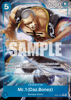 Mr.1(Daz.Bonez) (EB01-027) (V.2) - Memorial Collection (Alternate Art) [EB01-027]