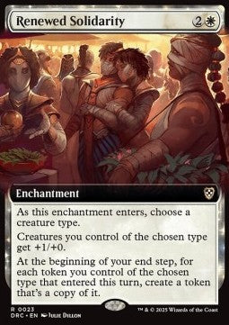 Renewed Solidarity - Commander: Aetherdrift: Extras (Rare) [XDFC-23]