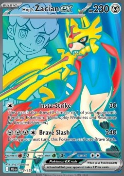 Hop's Zacian ex - Journey Together (Ultra Rare) [JTG-176]