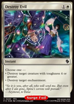 Destroy Evil - Commander: Magic: The Gathering - FINAL FANTASY: Collector's Edition (Common) [CFIC-240]