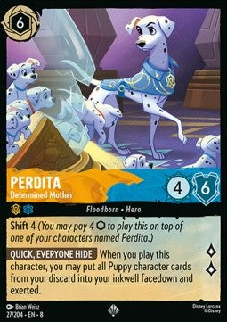 Perdita - Determined Mother (V.1) - Reign of Jafar (Super Rare) [8JAF-27]