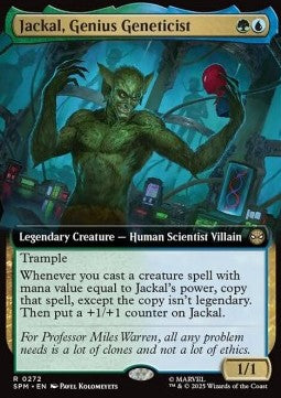 Jackal, Genius Geneticist - Magic: The Gathering | Marvel's Spider-Man: Extras (Rare) [XSPM-272]