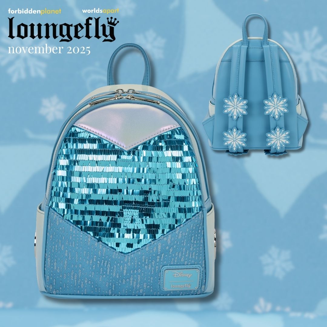DISNEY FROZEN ELSA LF GLITTER SEQUIN COSPLAY MINI BACKPACK