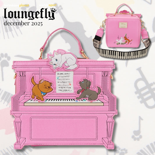 DISNEY ARISTOCATS FIGURAL PIANO CROSSBODY BAG