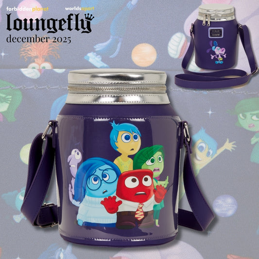 DISNEY PIXAR INSIDE OUT 2 FIGURAL JAR CROSSBODY BAG