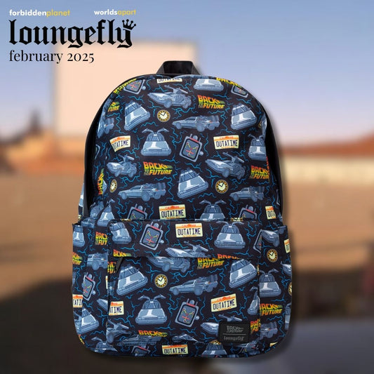 LF UNIVERSAL BACK TO THE FUTURE 40TH ANNIVERSARY NYLON FULL-SIZE BACKPACK