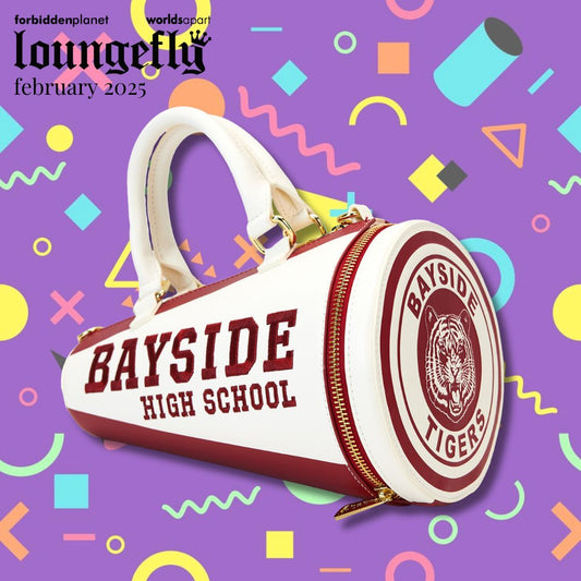 LF UNIVERSAL SAVED BY THE BELL BAYSIDE HIGH MEGAPHONE FIGURAL CROSSBODY BAG