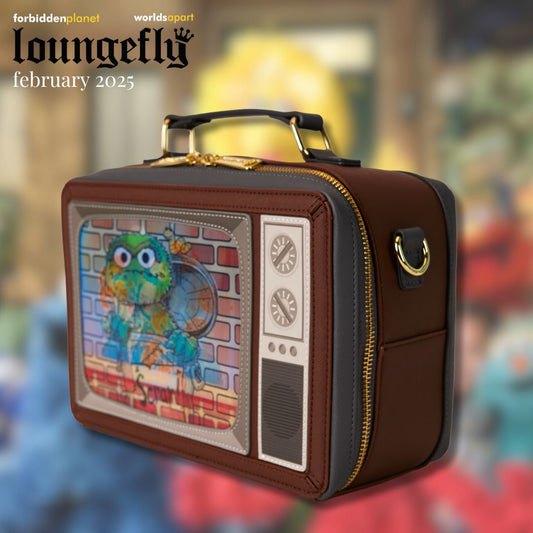 LF SESAME STREET LENTICULAR RETRO TV CROSSBODY BAG