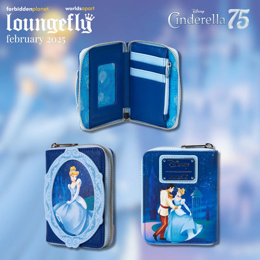 LF DISNEY CINDERELLA 75TH ANNIVERSARY ZIP AROUND WALLET