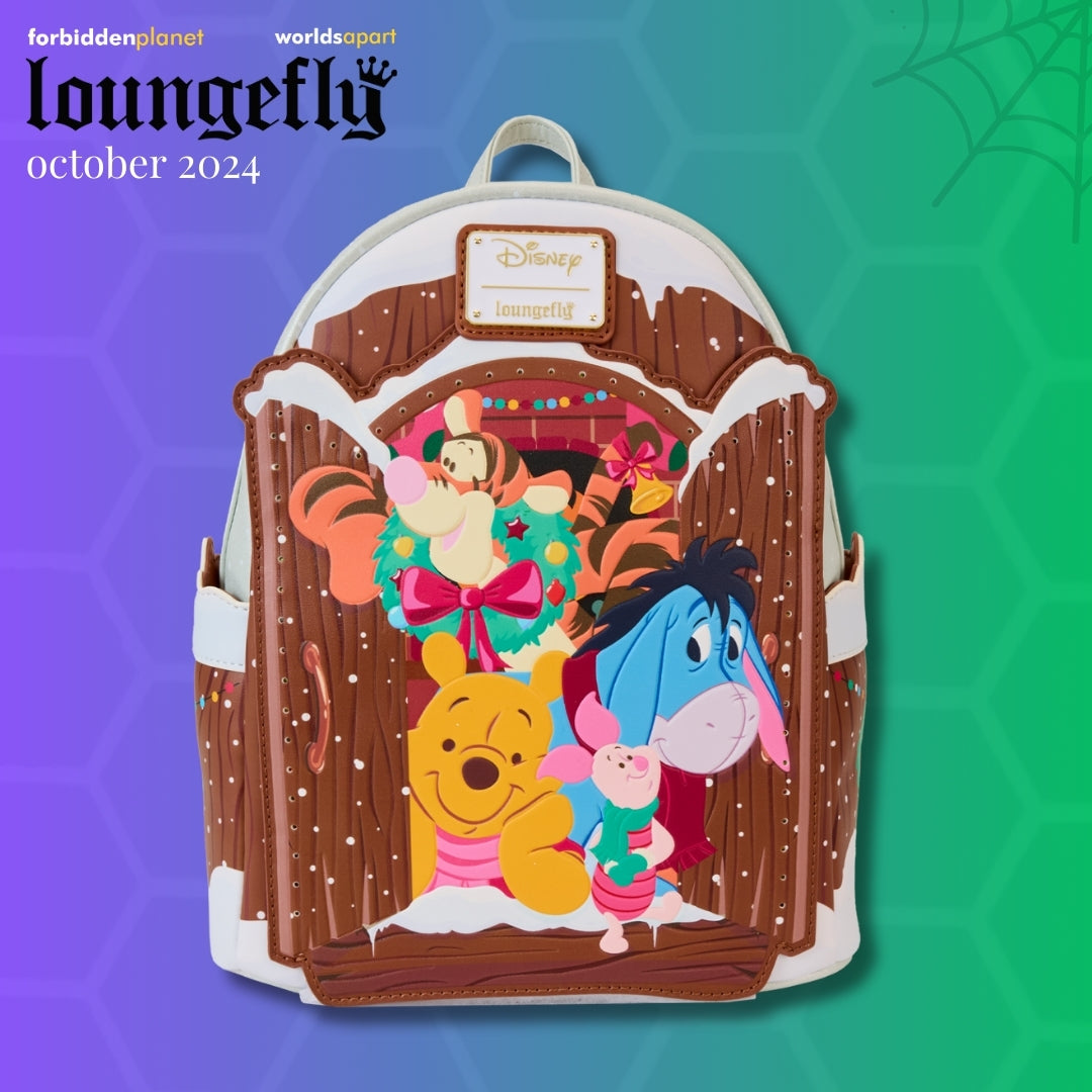 DISNEY WTP HOLIDAY SCENE POOH AND FRIENDS MINI BACKPACK