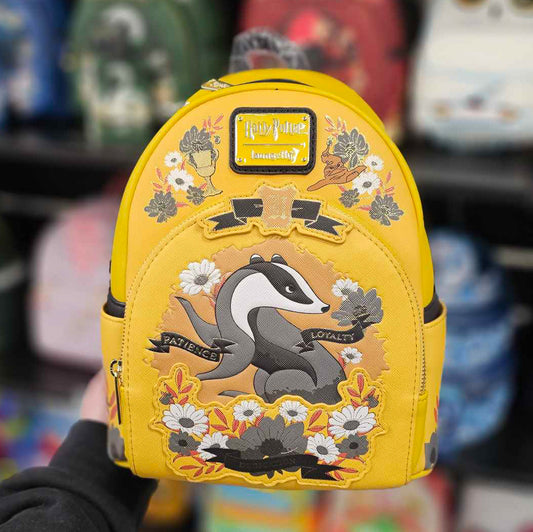 HARRY POTTER HUFFLEPUFF HOUSE TATTOO MINI BACKPACK