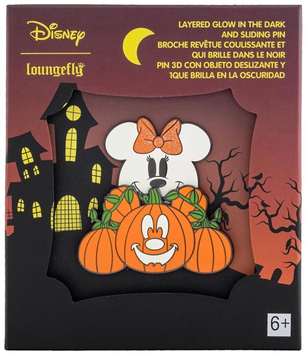 Minnie Mouse Ghost 3" Pin