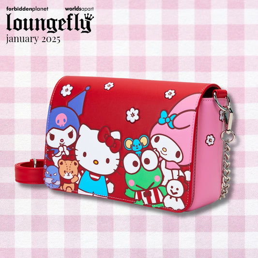 LF SANRIO HELLO KITTY & FRIENDS COLOR BLOCK CROSSBODY BAG