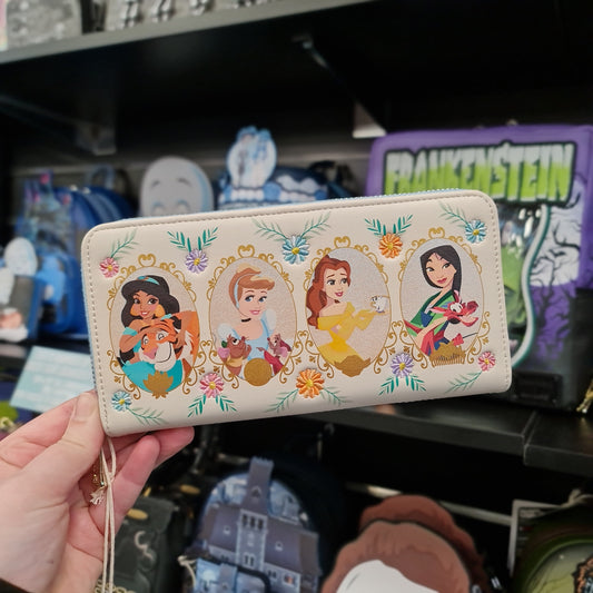 DISNEY PRINCESS FLORAL VANITY WALLET