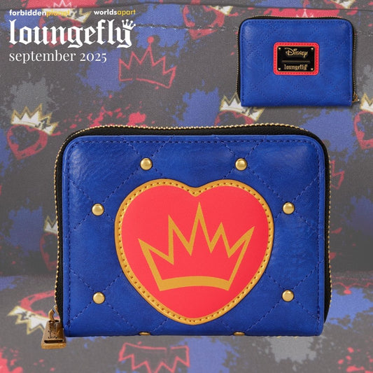 DISNEY DESCENDANTS EVIE COSPLAY LF ZIP AROUND WALLET