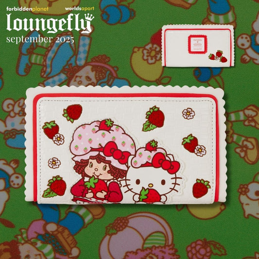SANRIO X STRAWBERRY SHORTCAKE LF FLAP WALLET