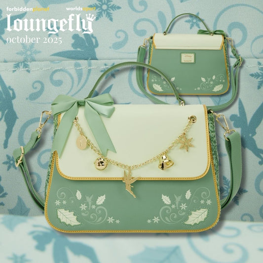 DISNEY TINKER BELL HOLIDAY LF CROSSBODY BAG