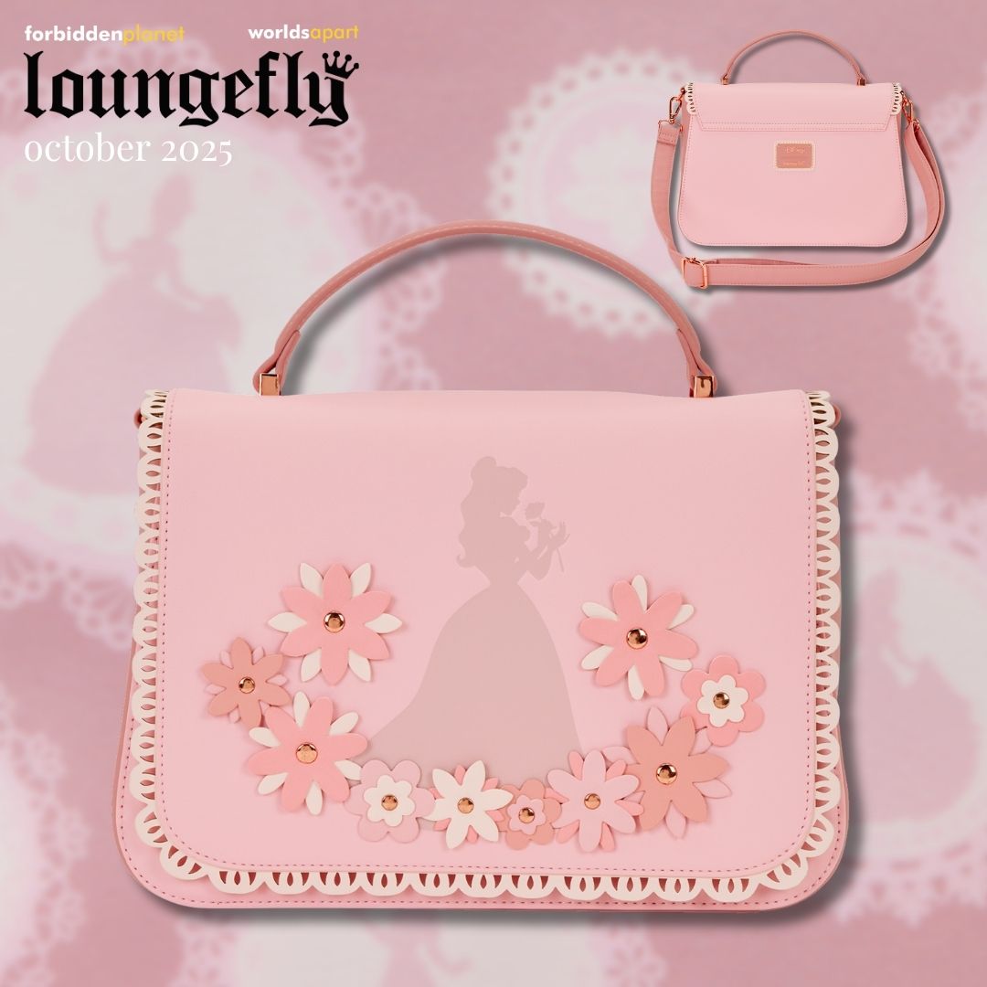 DISNEY PRINCESS STAINED GLASS LF CROSSBODY BAG