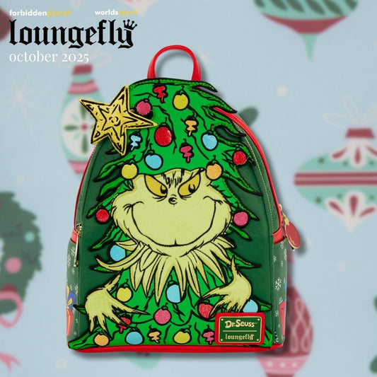DR SEUSS GRINCH HOLIDAY LF MINI BACKPACK