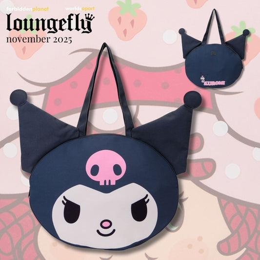 SANRIO KUROMI OVERSIZE CANVAS TOTE BAG