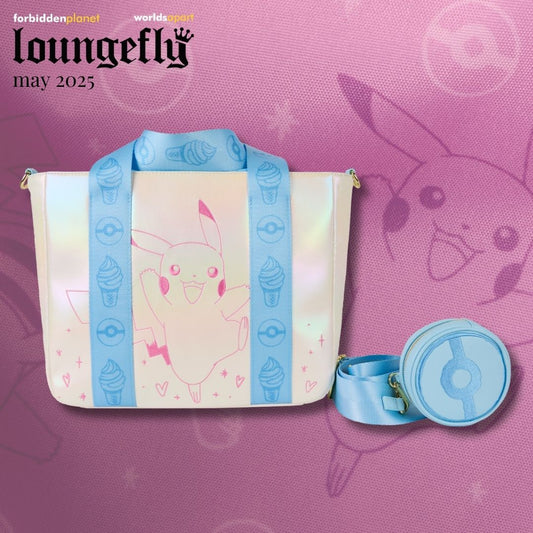 POKEMON PIKACHU LF TOTE BAG WITH COIN BAG