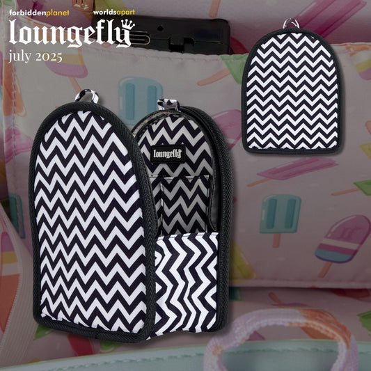 LOUNGEFLY ZIG ZAG LIGHT-UP MINI BACKPACK INSERT ORGANIZER