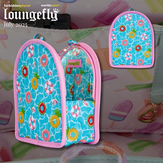 LOUNGEFLY POOL DAY LIGHT-UP MINI BACKPACK INSERT ORGANIZER